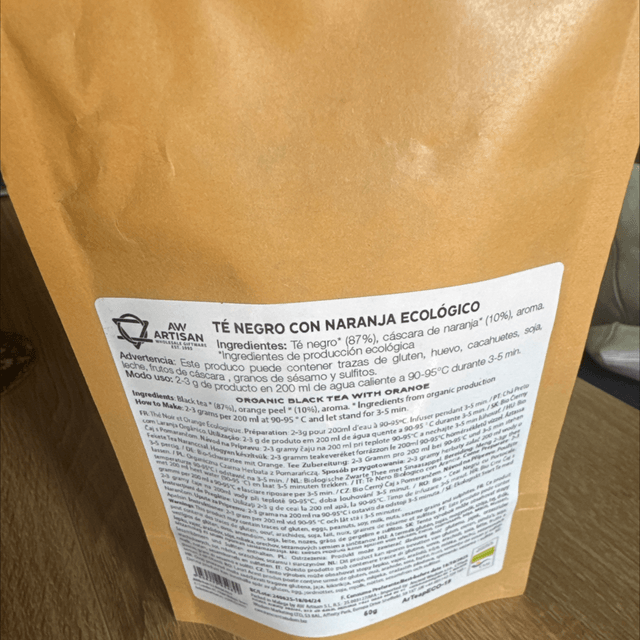 Thé noir orange 50g