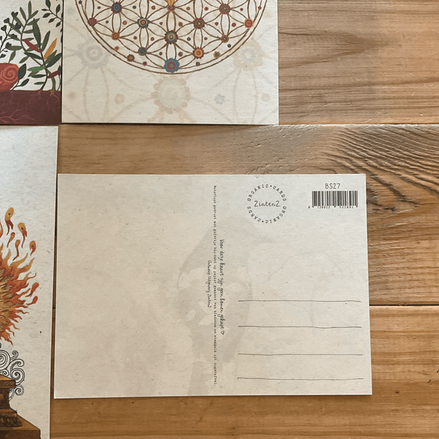 Carte postale papier recyclé 