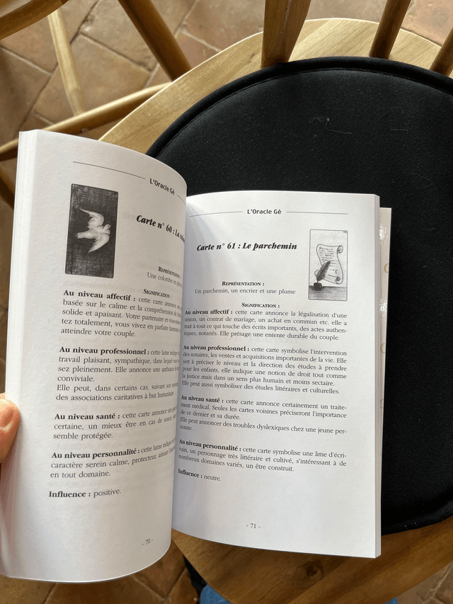 Livre d'apprentissage des oracles
