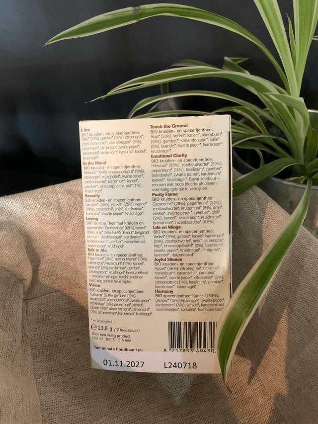 Thé bio Elements + Chakras 12 sachets