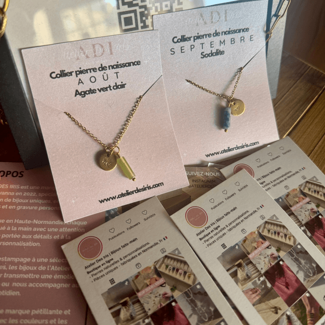 NEW - Bijoux créatrice du mois (Atelier des Iris)