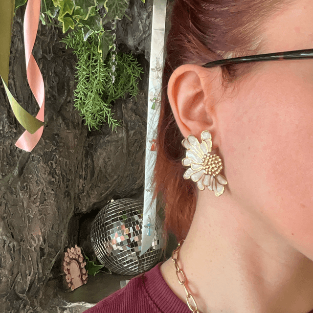 Boucles Florie demie fleur