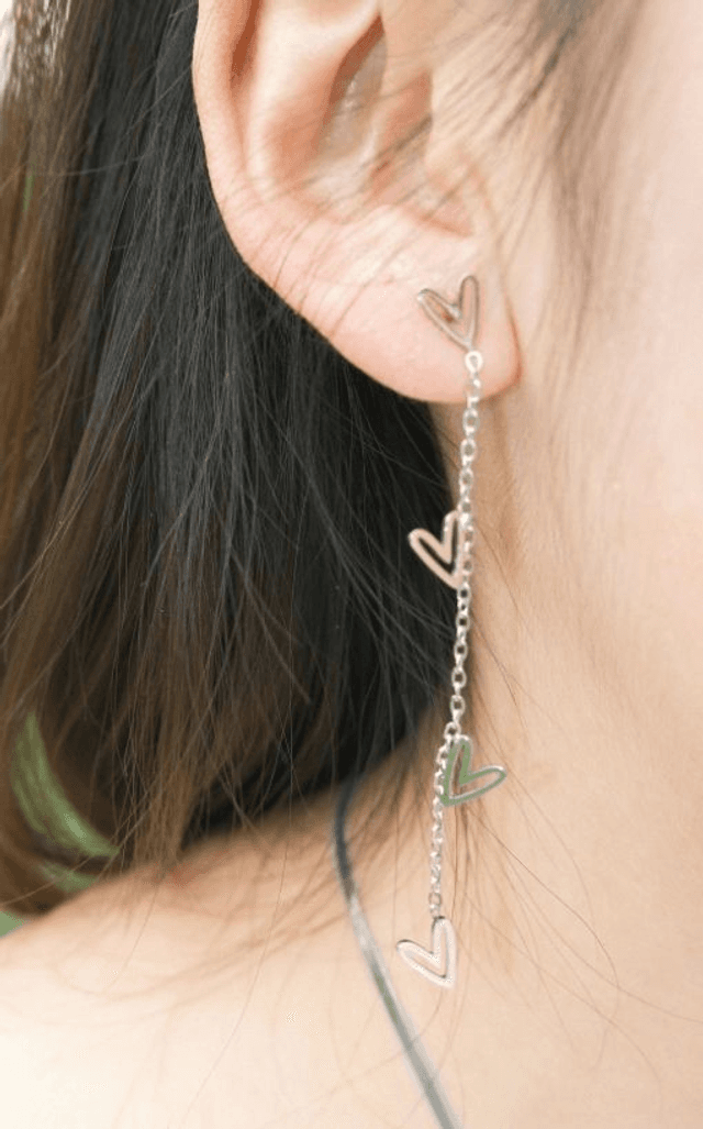 Boucles &quot;Lilou&quot; acier inoxydable