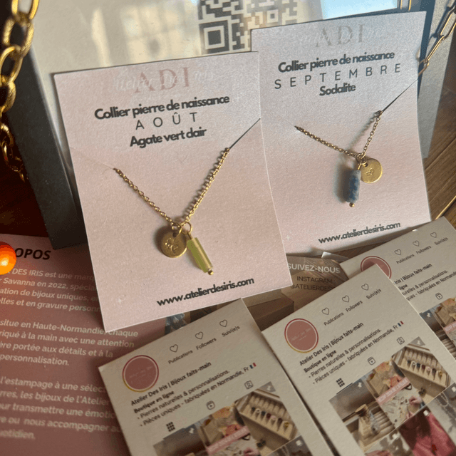 NEW - Bijoux créatrice du mois (Atelier des Iris)
